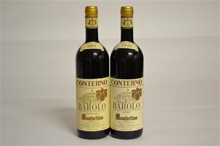 Barolo Monfortino Riserva Giacomo Conterno 2001 - 1 bt 1998 - 1 bt 2 bt E &nbsp;