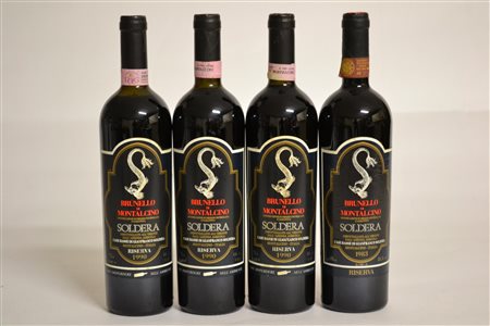 Brunello di Montalcino Case Basse Riserva Soldera 1990 - 3 bt 1983 - 1 bt 4...