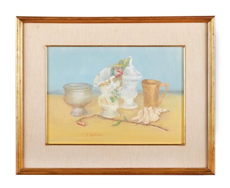 LUCIANO BERTACCHINI (Bologna, 1914 - Bologna, 2010) “Natura morta”, 2002....