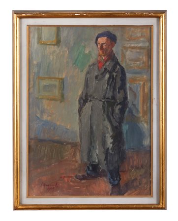 GINO MARZOCCHI (Molinella 1895 – Bologna 1981) “Ritratto del pittore...