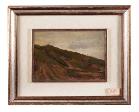 DINO BOSCHI (Bologna 1923 – 2015) “Nel Savena”, 1946. Olio su tavola. Cm...