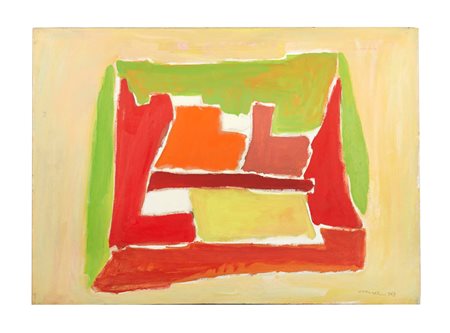 GIOVANNI CIANGOTTINI (Umbertide 1912 - Bologna 1998) “Senza titolo”, 1969....