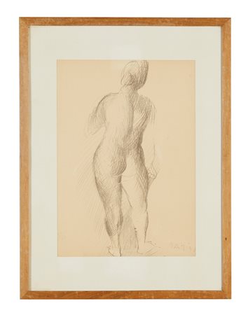 MARINO MARINI (Pistoia 1901 - Viareggio 1980) “Senza titolo”. Litografia a...