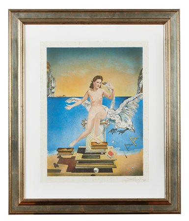 SALVADOR DALI' (Figueres 11/05/1904-Figueres 23/01/1989) “Leda Atomica”....