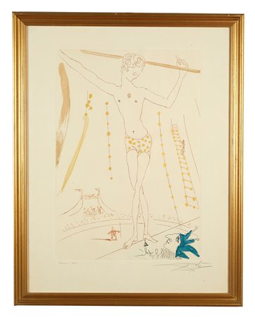 SALVADOR DALI' (Figueres 1904 - Figueres 1989) "Le Circque: Equilibriste",...
