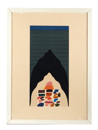 CONCETTO POZZATI (Vo’ 1935 – Bologna 2017) “Composizione”, 1971. Litografia a...