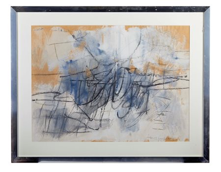 GIORGIO BELLANDI (Milano 1931 – Como 1976) "Sardegna", 1959. Tecnica mista su...