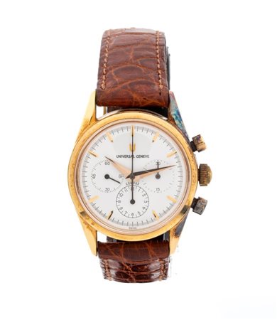 UNIVERSAL GENÈVE Orologio da polso in oro Anni '90 cassa in oro numerato N....