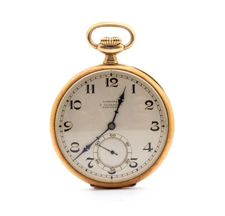 LONGINES Orologio da tasca in oro Peso complessivo lordo: 66 gr. Peso...