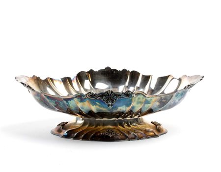 Ricci & C. S.p.A. Centrotavola in argento XX secolo Altezza x larghezza x...