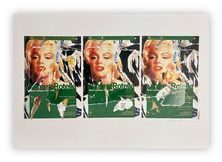 MIMMO ROTELLA (1918-2006) - Marilyn