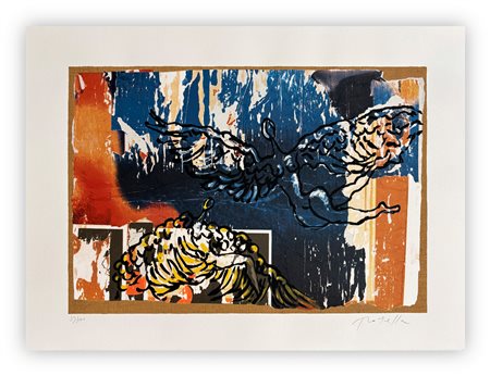 MIMMO ROTELLA (1918-2006) - Senza Titolo