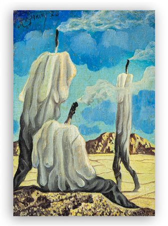 LUIGI REGIANINI (1930-2013) - Uomini spenti, 1970