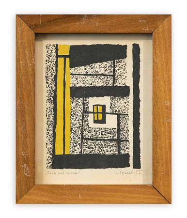 LUIGI SPACAL (1907-2000) - Neve sul carso, 1957