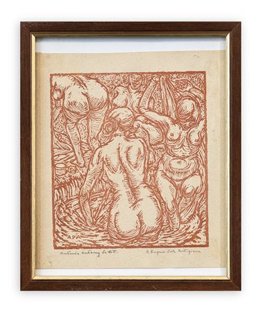 ANTONY DE WITT (1876-1967) - Il bagno delle cortigiane