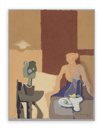 EPIFANIO POZZATO (1931-2007) - Interno, 1983