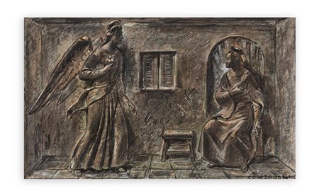 SILVIO CONSADORI (1909-1994) - Annunciazione 