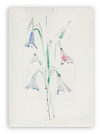 ERNESTO TRECCANI (1920-2009) - Senza Titolo (Fiori)