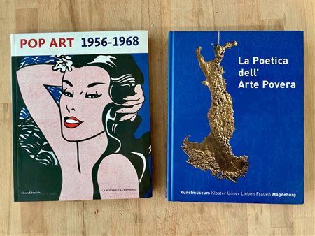POP ART E ARTE POVERA - Lotto unico di 2 cataloghi