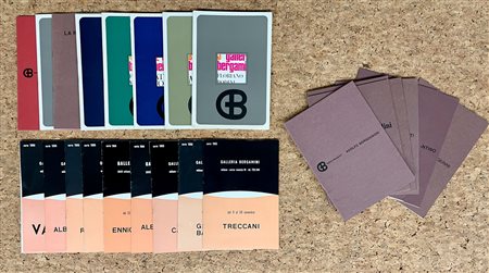 GALLERIA BERGAMINI - Lotto unico di numerosi cataloghi