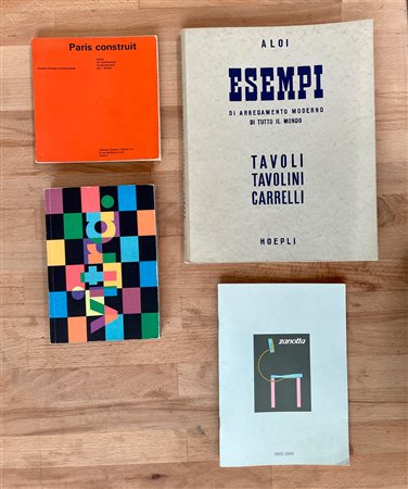 DESIGN E ARREDAMENTO - Lotto unico di 4 cataloghi