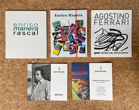 ARTE ITALIANA DEL DOPOGUERRA - Lotto unico di 5 cataloghi