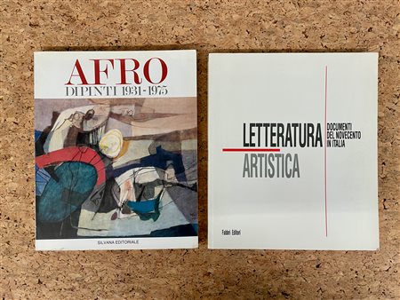 AFRO E LETTERATURA ARTISTICA - Lotto unico di 2 cataloghi