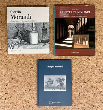 GIORGIO MORANDI - Lotto unico di 3 cataloghi