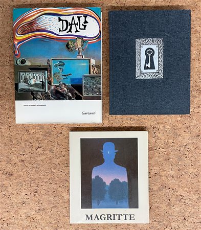 SALVADOR DALÌ E RENÉ MAGRITTE  - Lotto unico di 3 cataloghi