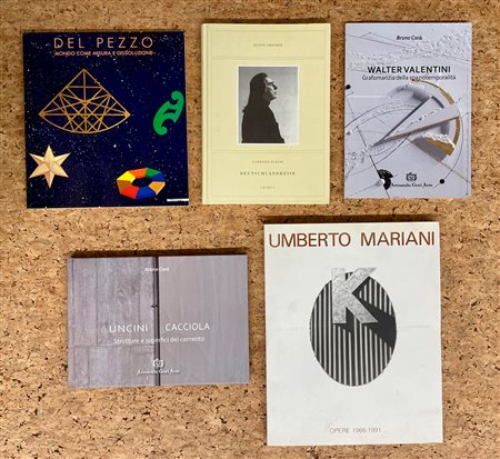 ARTE ITALIANA DEL DOPOGUERRA - Lotto unico di 5 cataloghi