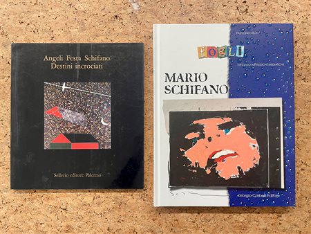 MARIO SCHIFANO - Lotto unico di 2 cataloghi