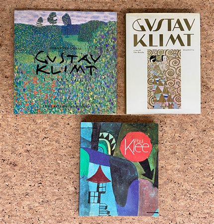 GUSTAV KLIMT E PAUL KLEE - Lotto unico di 3 cataloghi