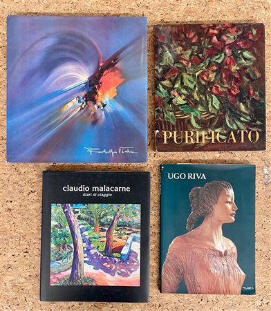 PITTURA E SCULTURA ITALIANA DEL DOPOGUERRA - Lotto unico di 4 cataloghi