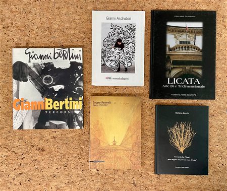 ARTE ITALIANA DEL DOPOGUERRA - Lotto unico di 5 cataloghi