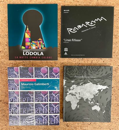 ARTE CONTEMPORANEA ITALIANA - Lotto unico di 4 cataloghi