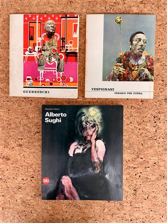 GIUSEPPE GUERRESCHI, RENZO VESPIGNANI E ALBERTO SUGHI - Lotto unico di 3 cataloghi