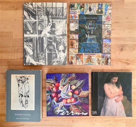 PITTORI FIGURATIVI ITALIANI - Lotto unico di 5 cataloghi