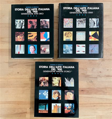 STORIA DELL'ARTE ITALIANA DEL '900 - Lotto unico di 3 cataloghi