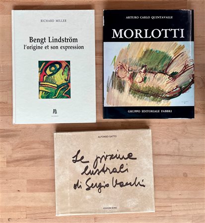 BENGT LINDSTRÖM, ENNIO MORLOTTI E SERGIO VACCHI - Lotto unico di 3 cataloghi