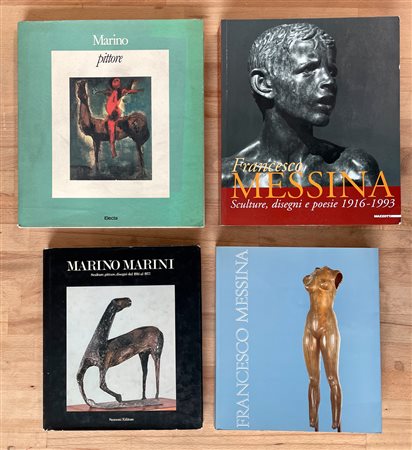 MARINO MARINI E FRANCESCO MESSINA - Lotto unico di 4 cataloghi
