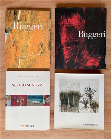 PIERO RUGGERI, SERGIO SCATIZZI E CARLO MATTIOLI - Lotto unico di 4 cataloghi