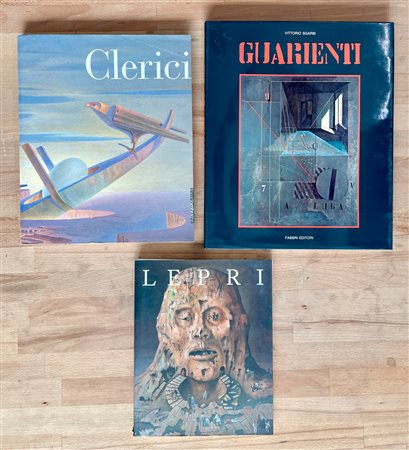 FABRIZIO CLERICI, CARLO GUARIENTI E STANISLAO LEPRI - Lotto unico di 3 cataloghi
