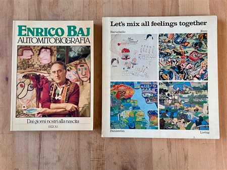 GIANFRANCO BARUCHELLO E ENRICO BAJ - Lotto unico di 2 cataloghi