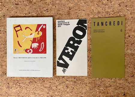 ASTRAZIONE E SPAZIALISMO - Lotto unico di 3 cataloghi