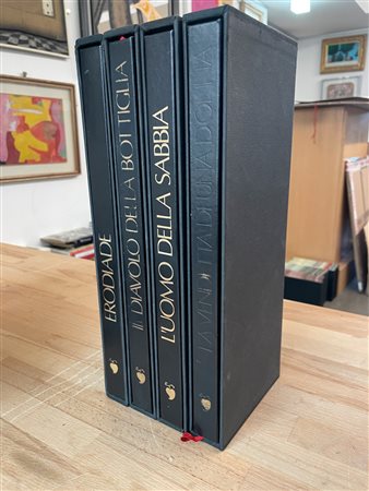 EDIZIONI D'ARTE CON OPERE ALL'INTERNO (TRATTO) - Lotto unico di 4 numeri della collana 'Tratto'