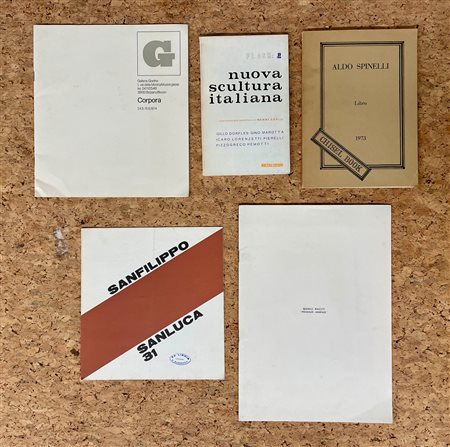 ASTRAZIONE ITALIANA DEL DOPOGUERRA - Lotto unico di 5 cataloghi: