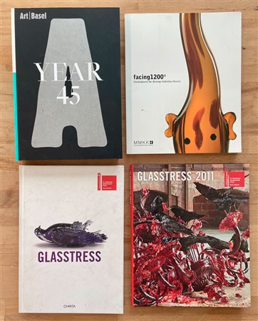ARTE DEL VETRO - Lotto unico di 4 cataloghi: