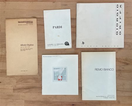 ARTE ITALIANA DEL DOPOGUERRA - Lotto unico di 5 cataloghi
