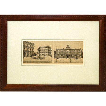 Piazza Bellini e Piazza Università di Catania, Milan 1891