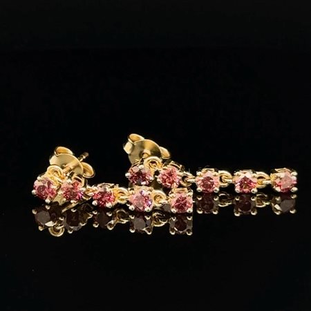 ORECCHINI IN ORO GIALLO 2,16 GR CON DIAMANTI - ER40118